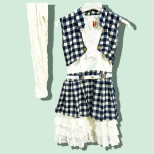 Girls' sheer top, size 10-11-12 to 13-14 years, floral print, perfect for parties
