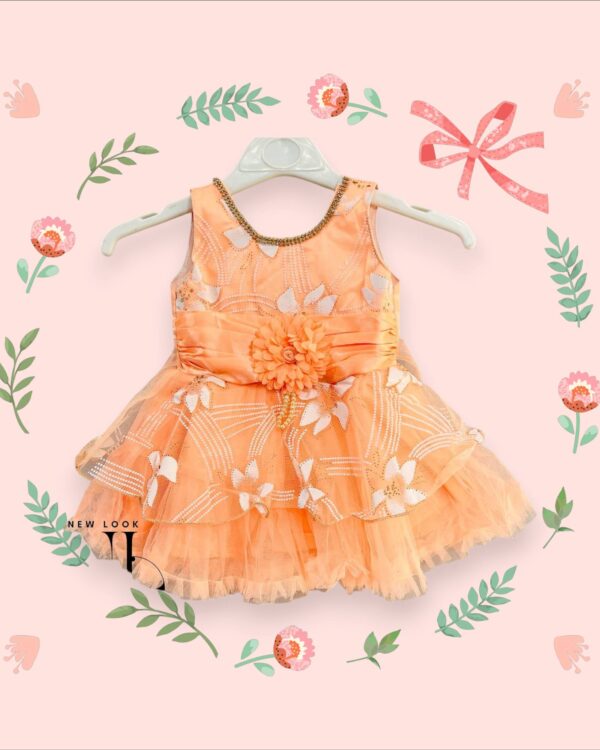 Girls' off-shoulder top, size 6-8 months, floral print, perfect for parties
