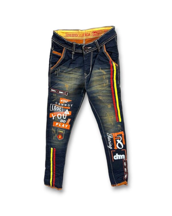 Faded Blue distressed jeans for men under ₹299 – Rugged and stylish torn denim.