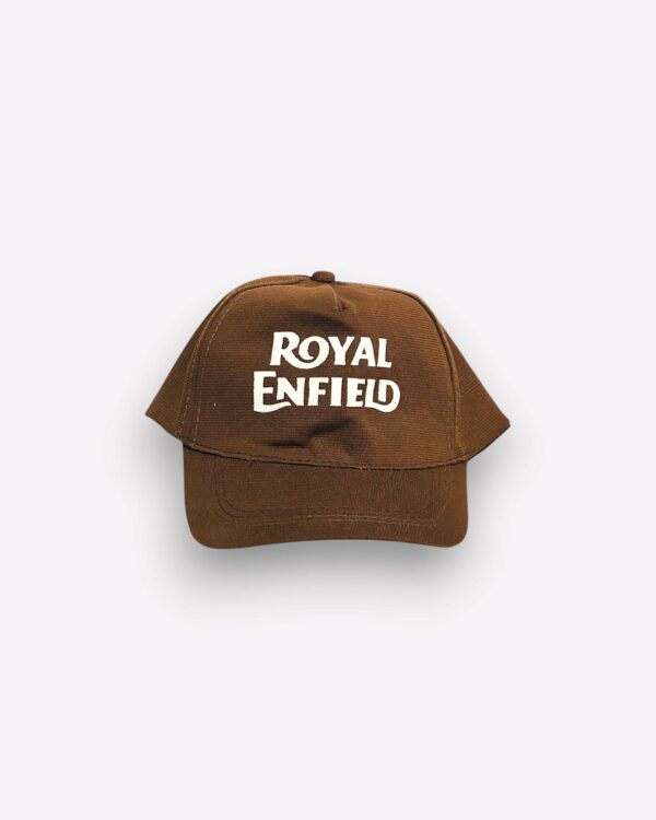 Printed Brown Baseball Cap | Trendy Sports Cap for Men & Women