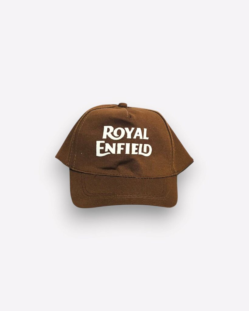 Printed Brown Baseball Cap | Trendy Sports Cap for Men & Women