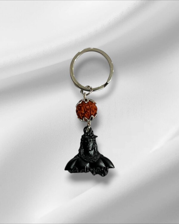 Adiyogi Mahadev Keyring - Premium Spiritual Keychain