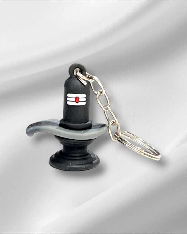 Shivling Keyring - Rubber Spiritual Keychain