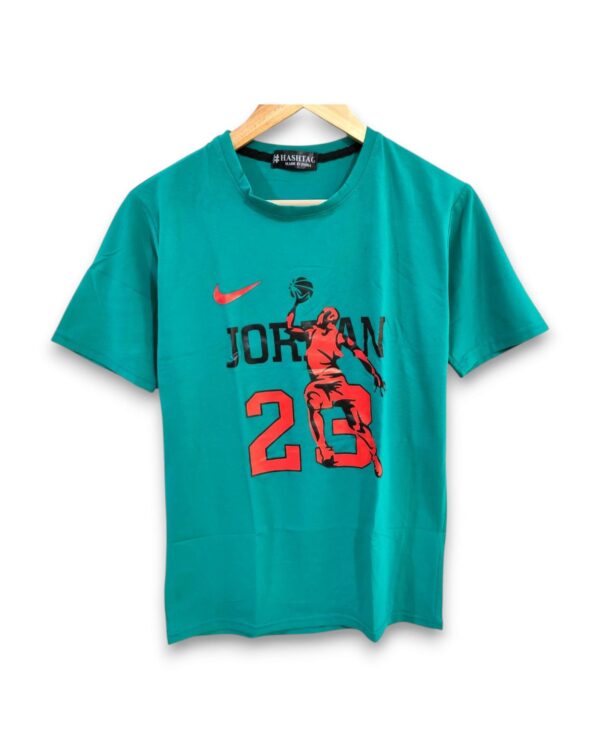 Printed Green Half Sleeve T-Shirt for Men - ₹149