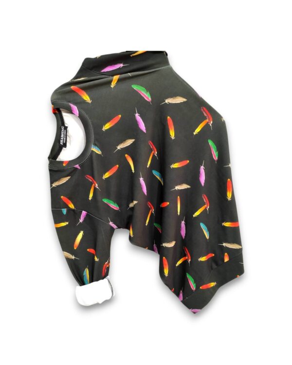 Black Printed Full Sleeve T-Shirt | ₹199