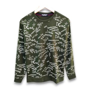 Trendy Printed Dark Green Full Sleeve T-Shirt | ₹199