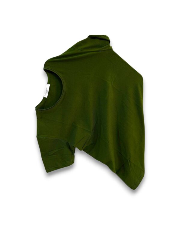 Plain olive green half-sleeve t-shirt for men, premium quality, casual wear