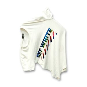 Printed Classic White half-sleeve t-shirt for men, trendy design, casual and party wear
