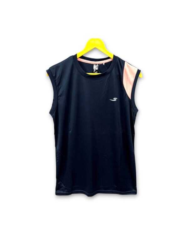 Men’s Black Sports Gym Vest, perfect for gym workouts and training