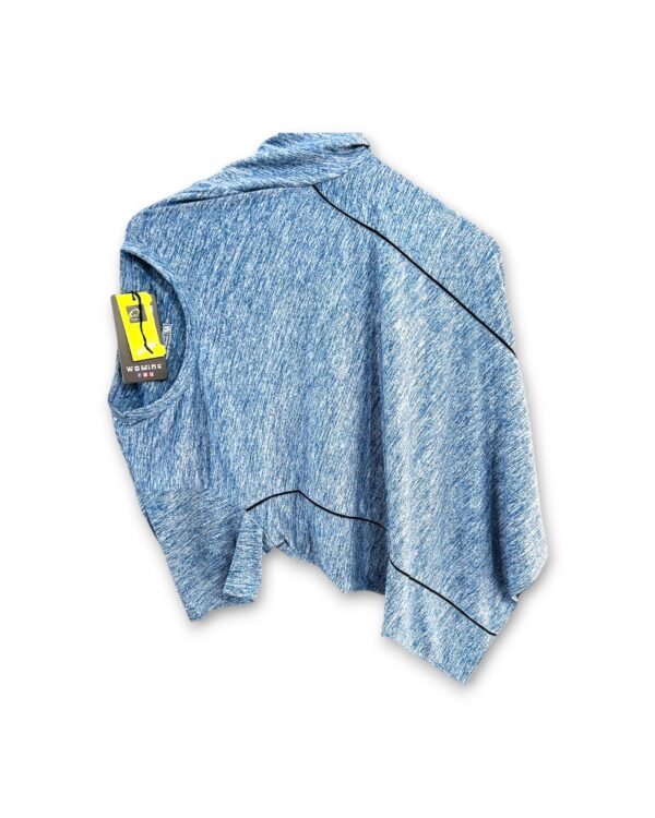 Glaucous Blue half-sleeve t-shirt for men, trendy design, casual wear