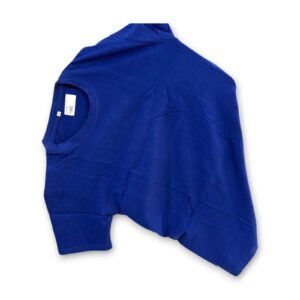 Plain Royal blue half-sleeve t-shirt for men, classic design, versatile wear