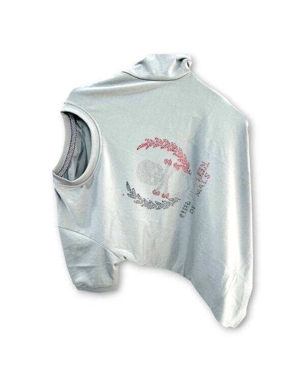 Steel grey Printed half-sleeve t-shirt for men, understated design, versatile wear