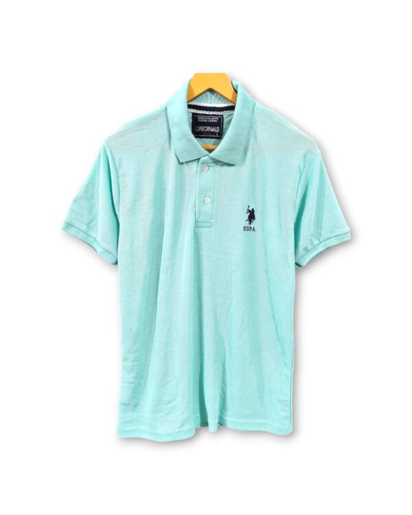 Men's Green Polo Half-Sleeve T-Shirt under ₹199 - Stylish and Comfortable