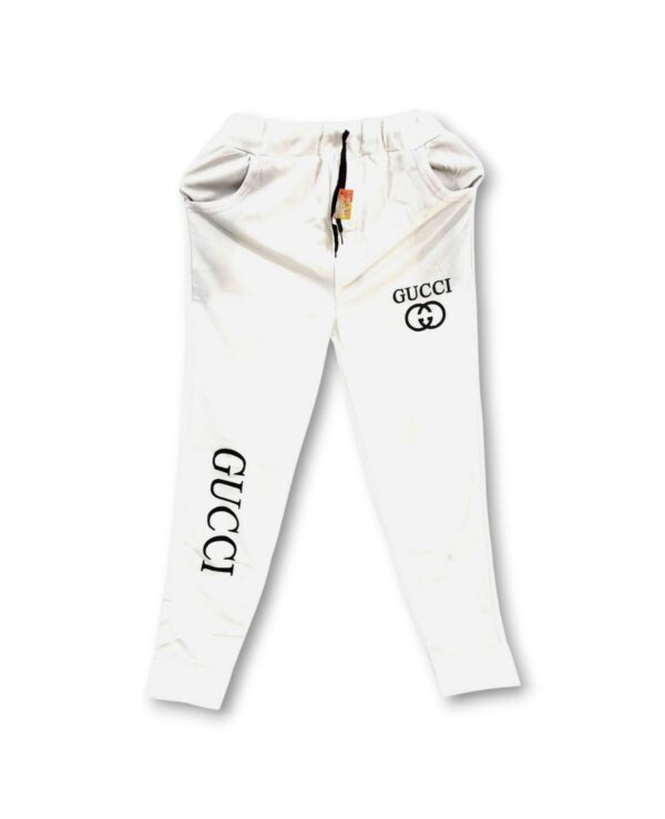 Trendy White Trackpants for Men & Women - Perfect for Gym and Lounging