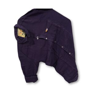 Purple Plain Shirt for Men – Stylish & Elegant