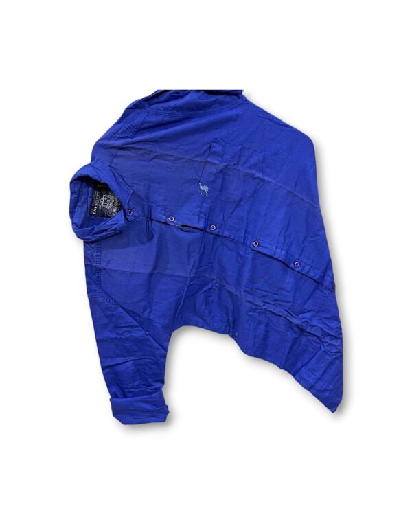 Blue Plain Shirt for Men – Trendy & Vibrant
