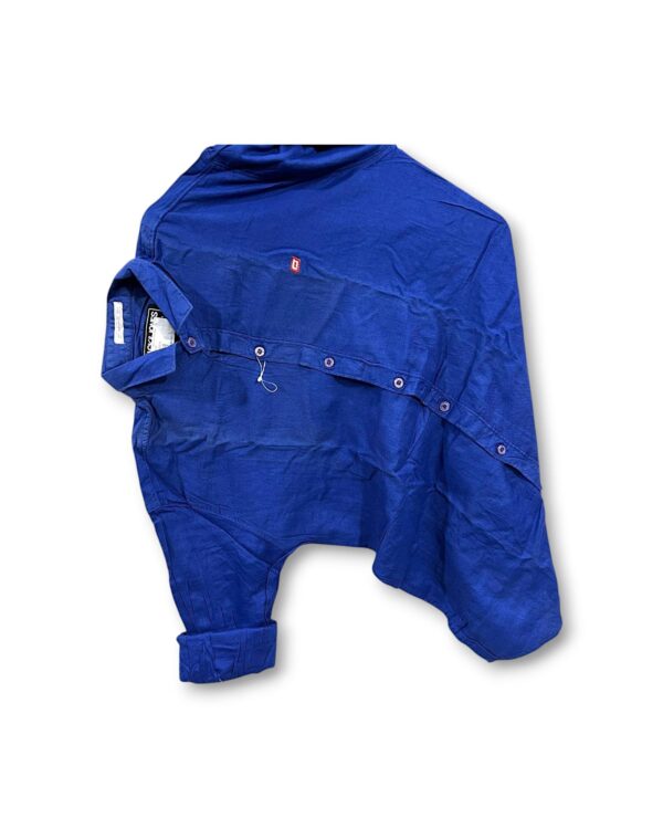 Blue Plain Shirt for Men – Bold & Elegant