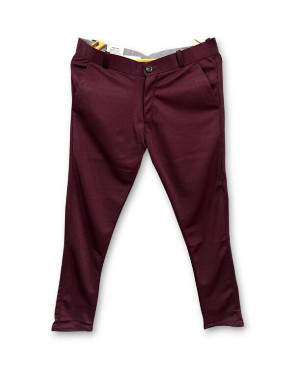 Maroon Formal Pants for Men – Elegant & Trendy